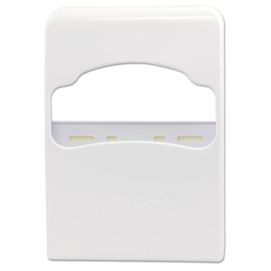 Health Gards Quarter-Fold Toilet Seat Cover Dispenser, 8.75 x 2 x 12, White1