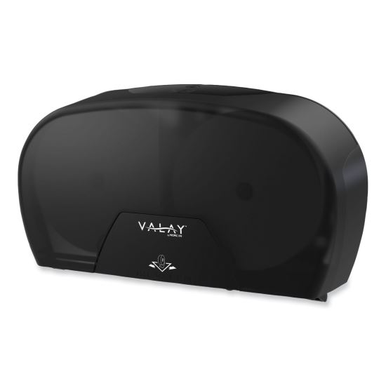 Valay Small Core Jumbo Bath Tissue Dispenser, 5.62 x 11.4 x 21.2, Black1