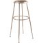 6400 Series Height Adjust Heavy Duty Vinyl Padded Steel Stool, Backless, Support 500lb, 30.5" to 38.5" Height, Gray Seat/Base1