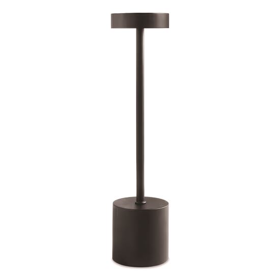 LED Desk Lamp, Candlestick Neck, 13.5" High, Black1