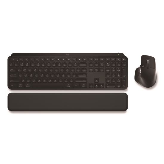 MX Keys S Combo, 33 ft Wireless Range, Black1