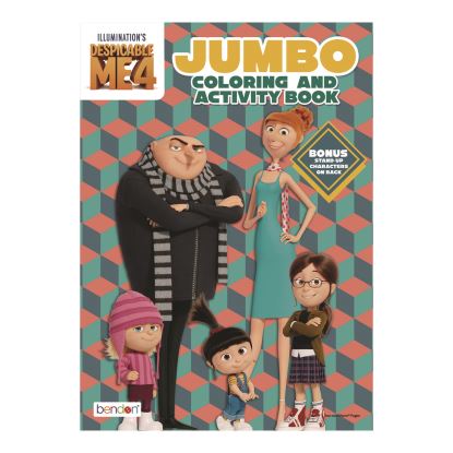 Despicable Me 4 Jumbo Coloring and Activity Book, 10.75 x 7.75, 64 Pages1