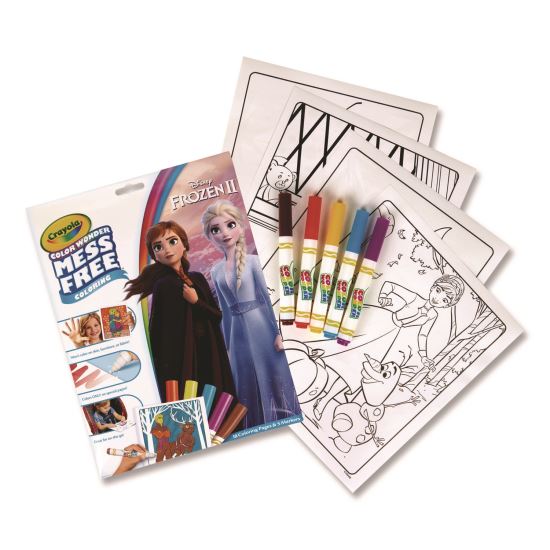 Disney Frozen 2 Color Wonder Kit, (18) Coloring Pages, (5) Frozen 2 Collection Markers1