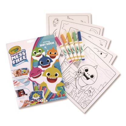 Pinkfong Baby Shark Color Wonder Kit, (18) Coloring Pages, (5) Baby Shark Collection Markers1