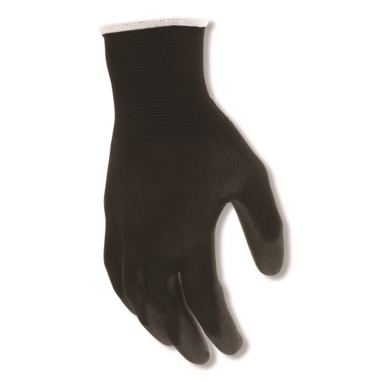 Work Gloves, Black, Small, Dozen1