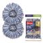 Rinse Clean Refill, Microfiber, Custom Size for Rinse Clean Mop Systems, Blue/White, 2/Pack1