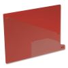 Colored Poly End Tab "Out" Guides, 1/3-Cut: Bottom Position, For Letter Size Files, Red, 25/Box1