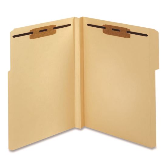 Manila Fastener Folders, 1.5" Expansion, 2 Fasteners, Letter Size, Manila Exterior, 50/Box1