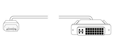 Humanscale CA-DPHD monitor spare part Cable1