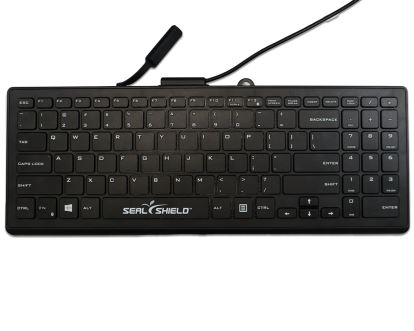 Seal Shield Cleanwipe Pro keyboard Universal USB QWERTY Black1