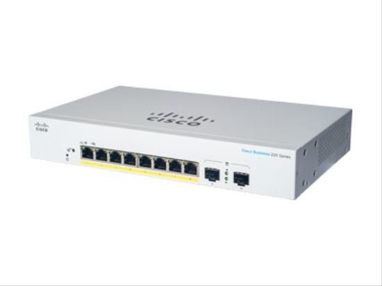 Cisco CBS220-8P-E-2G Managed L2 Gigabit Ethernet (10/100/1000) Power over Ethernet (PoE) White1