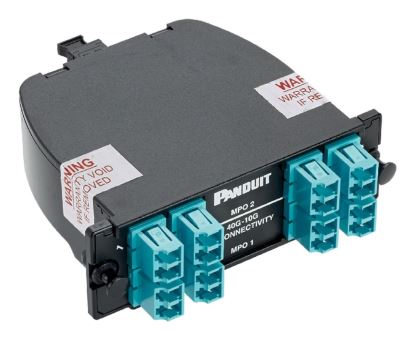 Panduit FC39N-16-10A fiber optic adapter LC/MPO 1 pc(s) Aqua color, Black1