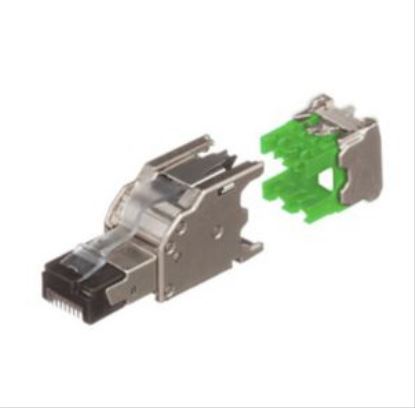 Panduit FPE6X88MTG wire connector RJ45 Green, Stainless steel1