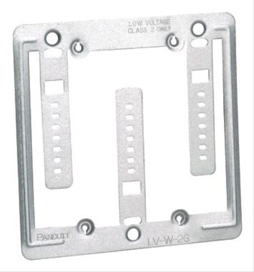 Panduit LV-W-2G mounting kit Silver Galvanized steel1