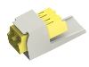 Panduit CMDDYLYLDLCZIW fiber optic adapter LC White, Yellow1