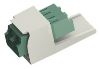 Panduit CMDCGRGRDLCZIW fiber optic adapter LC Green, White1