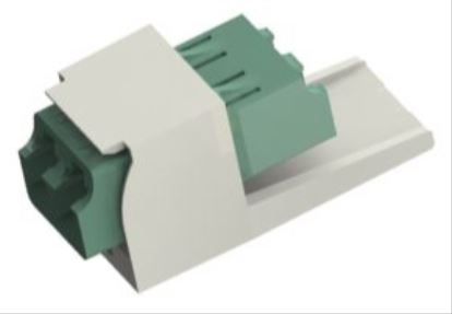 Panduit CMDCGRGRDLCZIW fiber optic adapter LC Green, White1