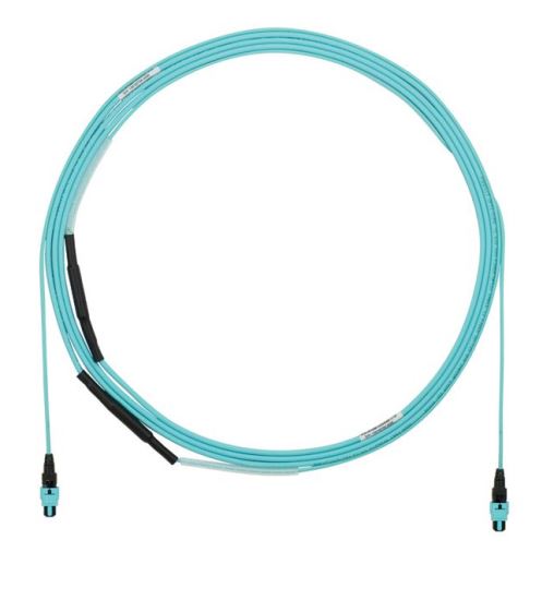 Panduit FYZTL77Y005M005 InfiniBand/fibre optic cable 196.9" (5 m) PanMPO MMF Aqua color, Black1