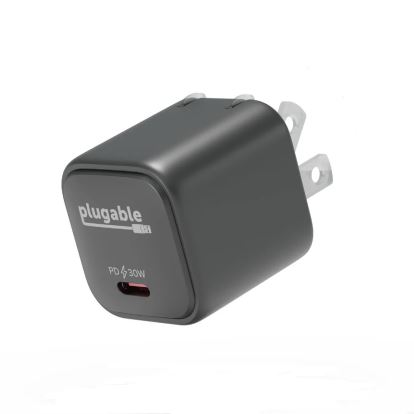 Plugable Technologies PS-30C1B mobile device charger Universal Black AC Fast charging Indoor1