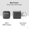 Plugable Technologies PS-30C1B mobile device charger Universal Black AC Fast charging Indoor2