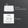 Plugable Technologies PS1-CA1 mobile device charger Universal White AC Fast charging Indoor8