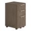 Alera Seville Series Mobile Pedestal, Left/Right, 3-Drawer: Box/Box/File, Legal, Walnut, 15" x 18" x 27"1