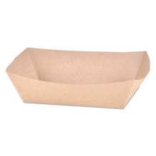 Eco Food Trays, 2.5 lb Capacity, 6.54 x 4.06 x 1.73, Brown, Paper, 500/Carton1