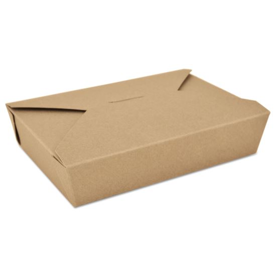 ChampPak Retro Carryout Boxes, #2, 7.75 x 5.5 x 1.88, Brown, Paper, 200/Carton1