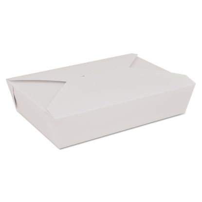 ChampPak Retro Carryout Boxes, #2, 7.75 x 5 5 x 1 88, White, Paper, 200/Carton1