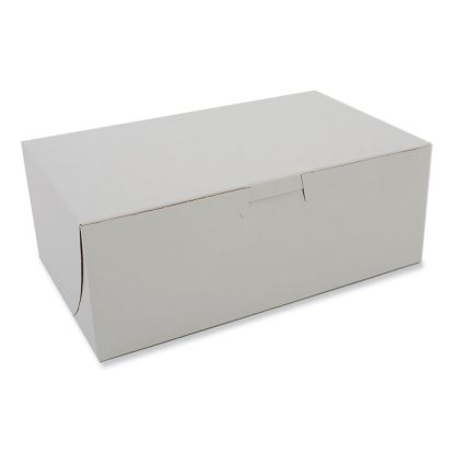 White One-Piece Non-Window Bakery Boxes, 8 x 3 x 5, White, Paper, 250/Bundle1