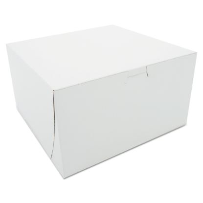 White One-Piece Non-Window Bakery Boxes, 9 x 9 x 5, White, Paper, 100/Carton1