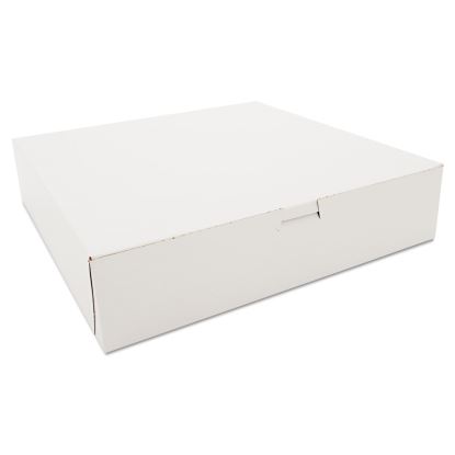 White One-Piece Non-Window Bakery Boxes, 12 x 12 x 2.75, White, Paper, 100/Carton1