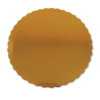 Gold Cake Circles, Double Wall Construction, 14" Diameter, Gold, Paper, 50/Carton1