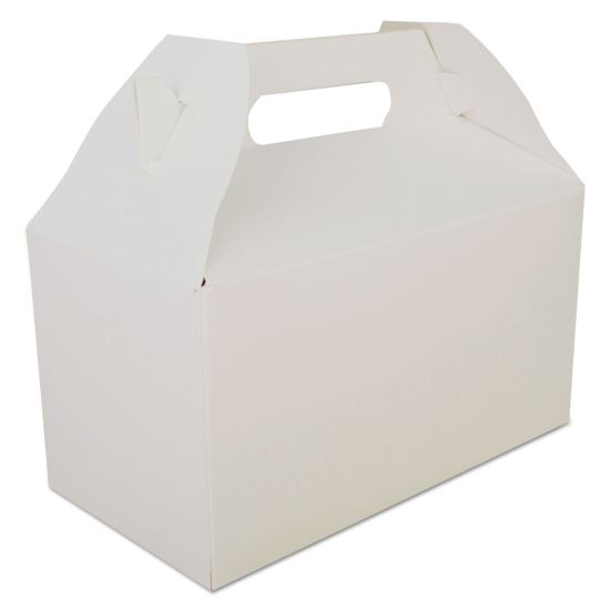 Carryout Barn Boxes, 9.5 x 5 x 5, White, Paper, 125/Carton1