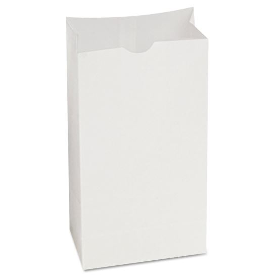 SOS Bakery Bag Dubl Wax, 5" x 3.13" x 9.69", White, 1,000/Carton1