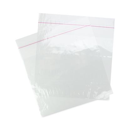 Sandwich Bags with Resealable Tape Closure, 10" x 8", Clear, 1,000/Carton1