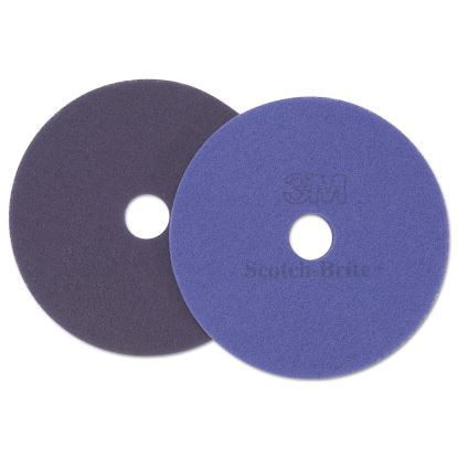 Diamond Floor Pads, 17" Diameter, Purple, 5/Carton1