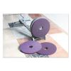 Diamond Floor Pads, 17" Diameter, Purple, 5/Carton2