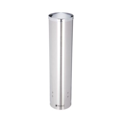 Water Cup Dispenser with Removable Cap, For 4.5 oz to 7 oz Cone and 6 oz to 12 oz Flat Cups, Stainless Steel, 6/Carton1