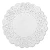 Lace Doilies, Round, 4", White, 10,000/Carton2