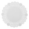 Lace Doilies, Round, 8", White, 5,000/Carton2