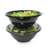 Caterline Pack n' Serve Plastic Bowl, 320 oz, 16" Diameter x 5.5" h, Black, 25/Carton2