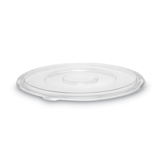 Caterline Pack n' Serve Plastic Lids, Flat Lid, 16" Diameter, Clear, 50/Carton1