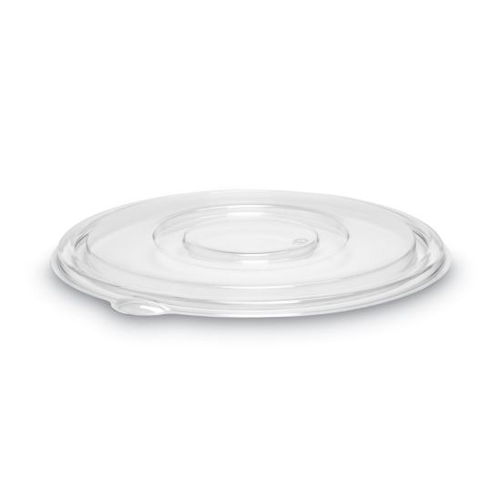 Caterline Pack n' Serve Plastic Lids, Flat Lid, 10" Diameter, Clear, 50/Carton1