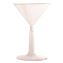 Comet Plastic Martini Glasses, Two-Piece Construction, 6 oz, Clear, 12/Pack, 8 Packs/Carton1