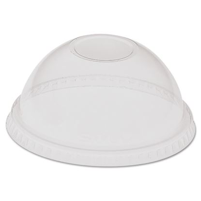 Dome-Top Cold Cup Lids, Fits 28 oz to 32 oz Cold Cups, Plastic, Clear, 500/Carton1