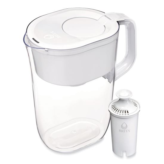 Tahoe Water Pitcher with Standard Filter, 10 Cups, Clear, 2/Carton1