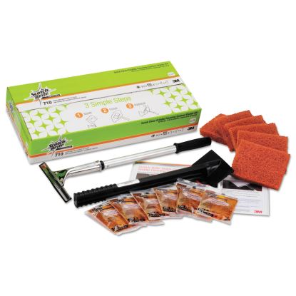 Quick Clean Griddle Cleaning System Starter Kit, 4 x 5.24, Orange1