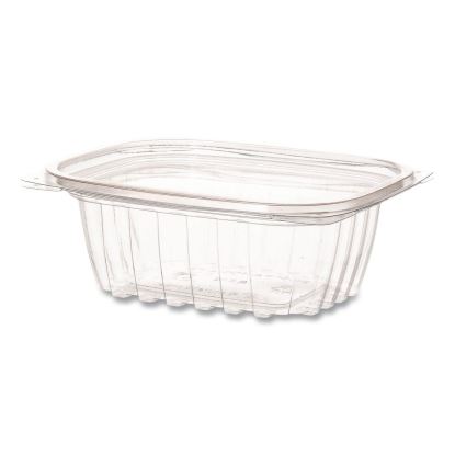 Renewable and Compostable Rectangular Deli Containers with Lid, 12 oz, 2 x 4 x 2, Clear, Plastic, 100/Pack, 3 Packs/Carton1