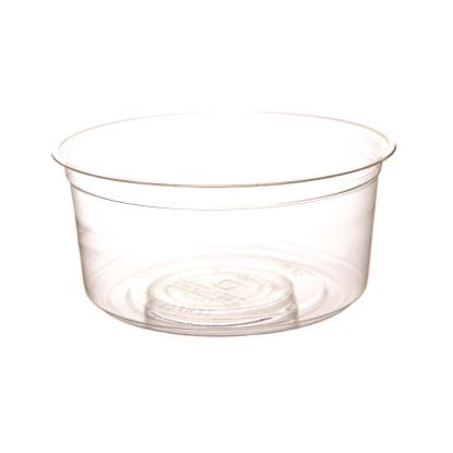 Round Deli Containers, 12 oz, 4.63" Diameter x 2.13" h, Clear, Plastic, 500/Carton1